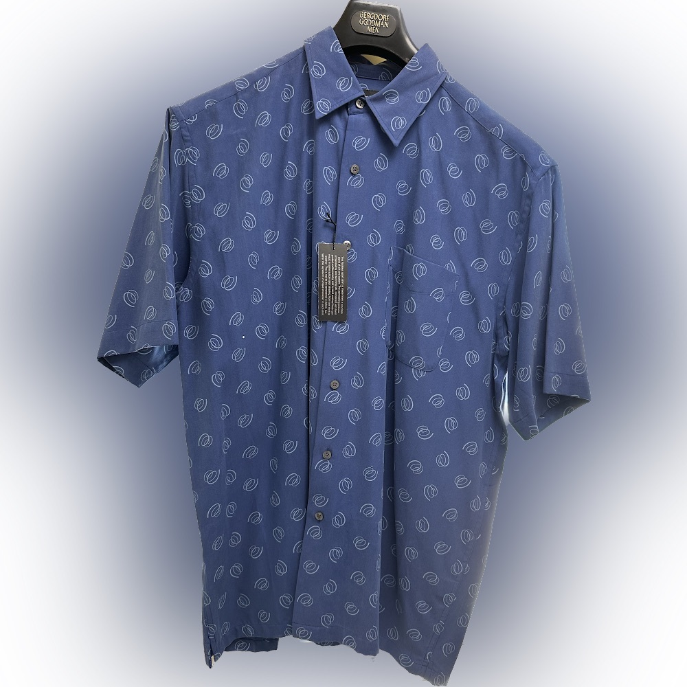 Nicklaus 53% Silk 47% Cotton Shirt